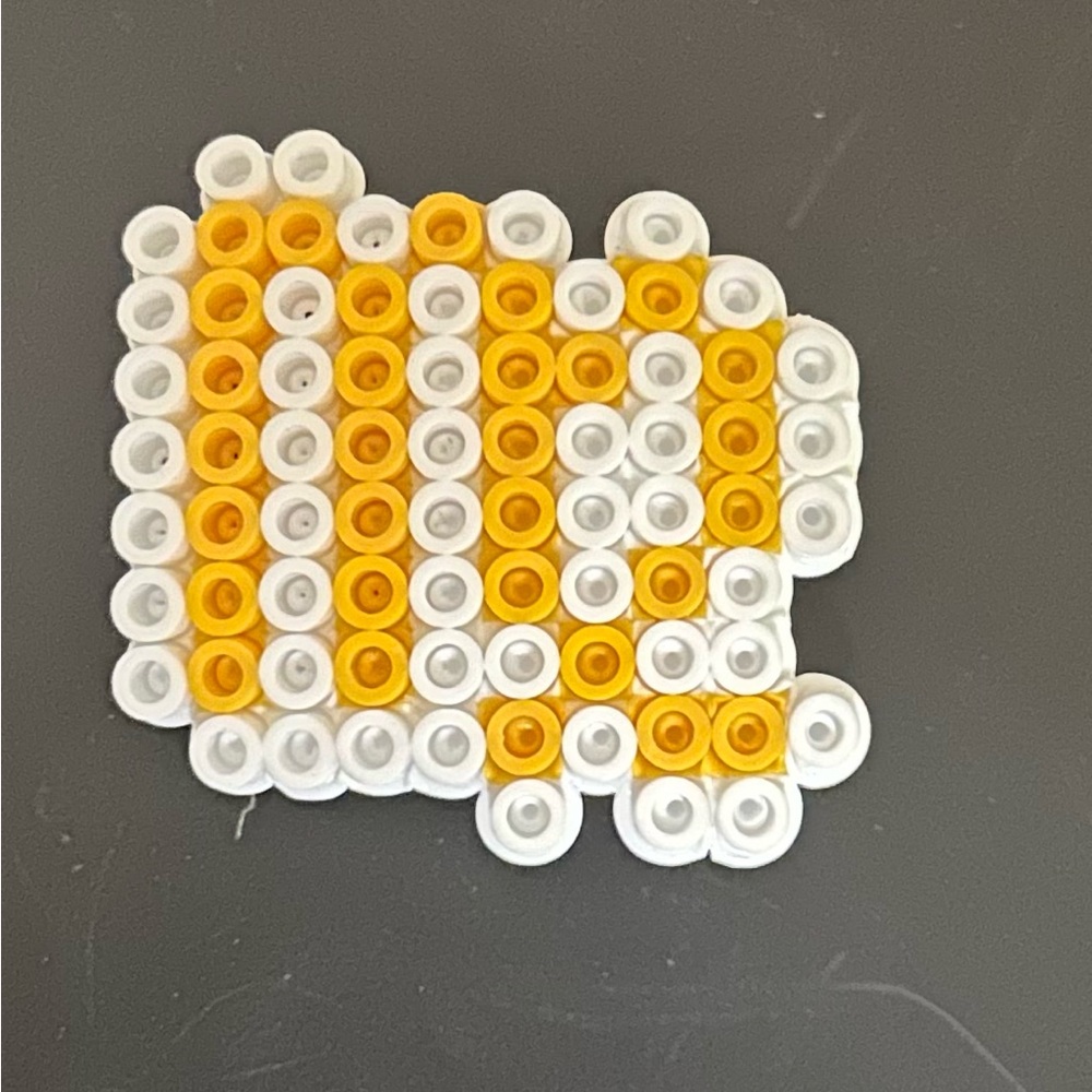 Virgo zodiac sign Perler bead magnet